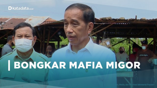 Jokowi Desak Usut Tuntas Kasus Mafia Minyak Goreng | Katadata Indonesia