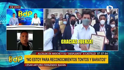 Alcalde de Moche tras desaire a Pedro Castillo: "El gobierno nos da la espalda a los municipios"