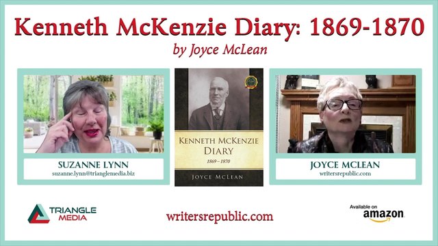 Book Video Interview with Joyce McLean, author of Kenneth McKenzie Diary | Writers Republic LLC