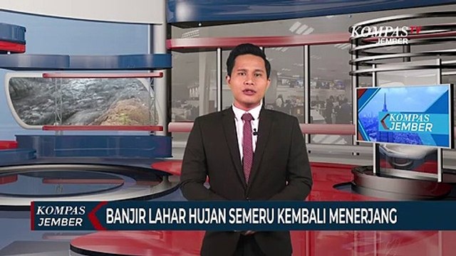 Banjir Lahar Hujan Semeru Kembali Menerjang, Jalan Tak Bisa Dilalui