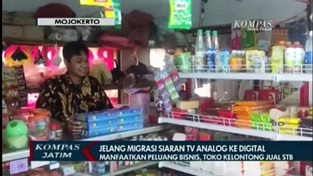 Jelang Migrasi Siaran Digital, Toko Kelontong di Mojokerto Kini Menjual Set Top Box