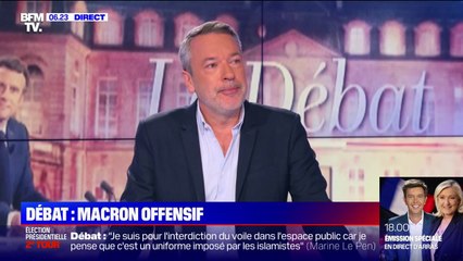 Débat d'entre-deux-tours: Emmanuel Macron s'est montré offensif sans être agressif