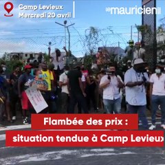 Mercredi 20 avril 2022 - Flambée des prix : Manifestation à Camp Levieux