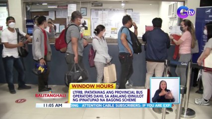 LTFRB, ipatatawag ang provincial bus operators dahil sa abalang idinulot ng ipinatupad na bagong scheme | BT