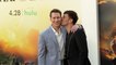 Dustin Lance Black and Tom Daley attend FX’s “Under the Banner of Heaven” red carpet premiere in Los Angeles