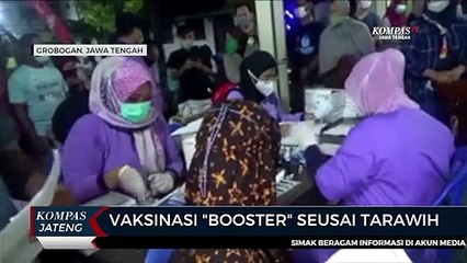 Vaksinasi Booster Seusai Tarawih