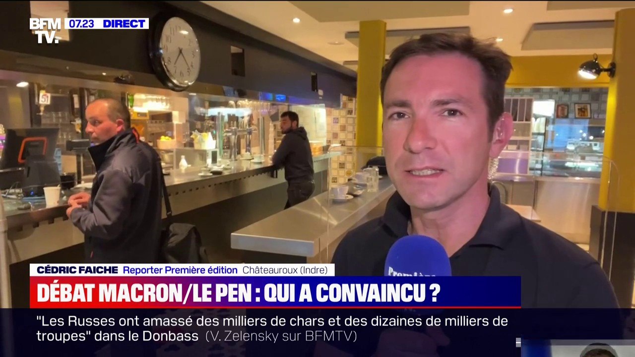 Débat Macron/Le Pen: BFMTV à la rencontre de routiers dans un relais à Châteauroux
