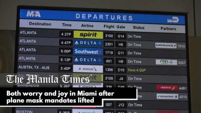 Both worry and joy in Miami after plane mask mandates lifted