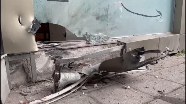 Gaziosmanpaşa'da bir binanın yanında patlama meydana geldi