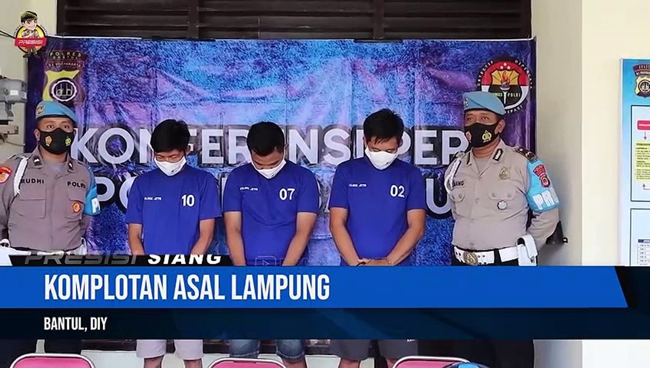 Polres Bantul Bongkar Kasus Curat Pecah Kaca Mobil