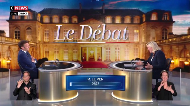 Le faux départ de Marine Le Pen lors du débat d'entre-deux-tours