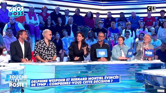 Delphine Wespiser et Bernard Montiel écartés de Touche pas à mon poste