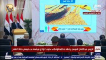 كلمة وزير التموين خلال تفقد الرئيس السيسي مشروع توشكى وحصاد القمح