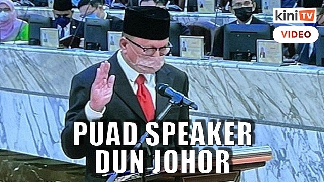 Puad Zarkashi sah dilantik Speaker DUN Johor ke-15