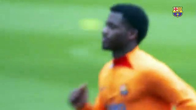Los detalles de calidad de Ansu Fati en el entrenamiento / FCB