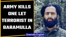 Kashmir: 1 LeT terrorist killed in encounter in Baramulla, 3 soldiers injured | Oneindia News