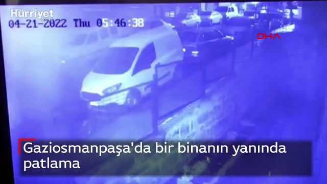 Gaziosmanpaşa'da TÜGVA binasının yanında patlama