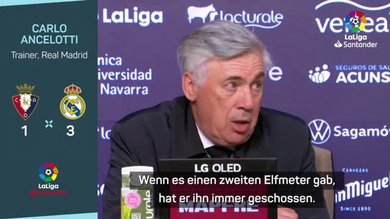 Ancelotti zu torlosem benzema: "hat gut gespielt"