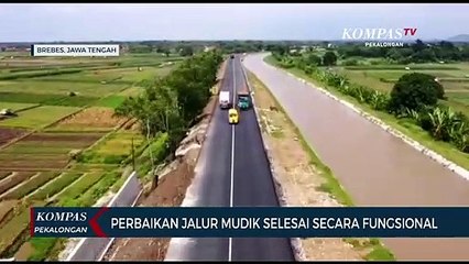 Perbaikan Jalur Mudik Pejagan Prupuk Wangon Selesai Secara Fungsional