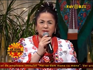 Florica Zaha - Sarut mana mamei (Am venit cu voie buna - Favorit TV - 04.01.2017)