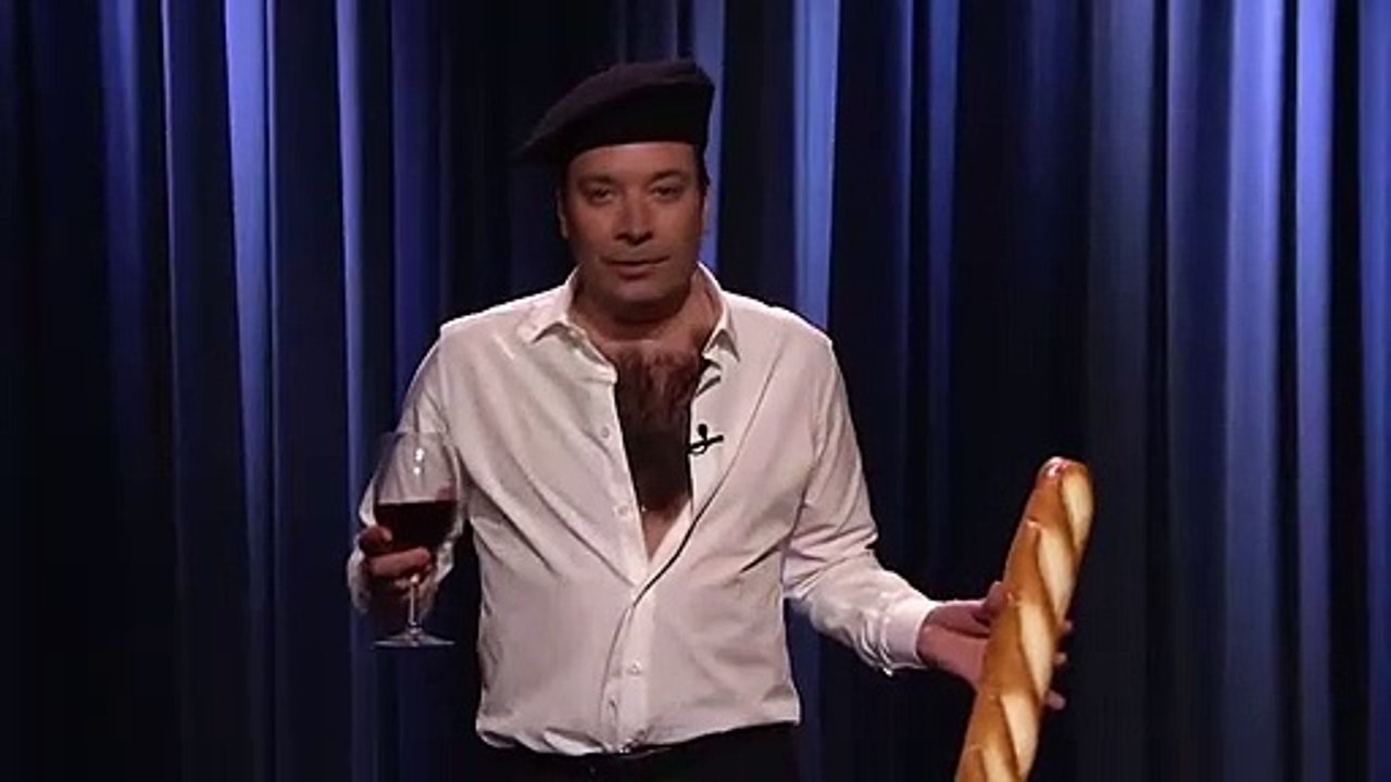 L'animateur Jimmy Fallon parodie Emmanuel Macron en chanson