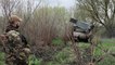 Ukrainian soldiers fire grad rockets from Kharkiv region as Russia attacks across eastern front
