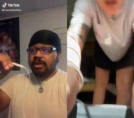 Tik tok Joshua Johnson: duetto con ragazza che sbatte contro il letto