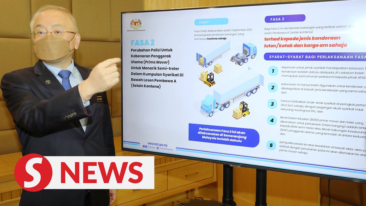 Dr Wee: Logistics companies with connected shareholdings can share prime movers