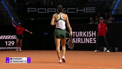 WTA : Stuttgart - Raducanu facile face à Sanders