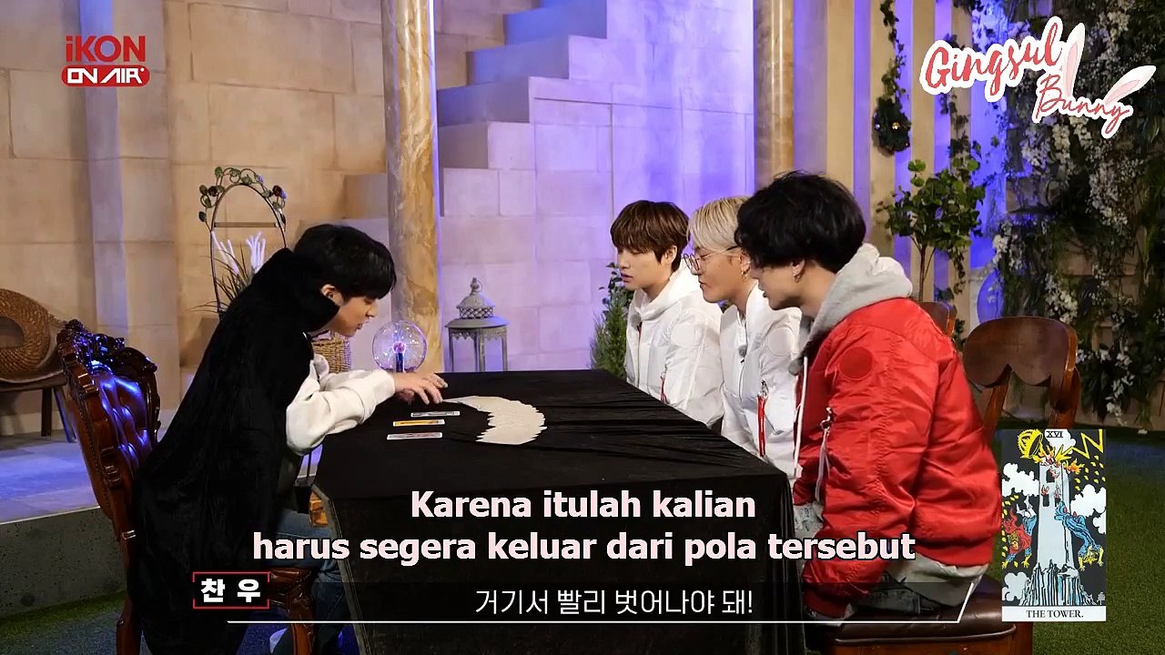 [INDO SUB] iKON ON AIR EP.03 A bit strange Tarot Master