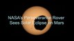 NASA captou vídeo de eclipse solar visto a partir de Marte