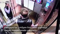 Esenyurt'ta 3 milyon lira çalan şüpheliyi sosyal medya hesabı yakalattı