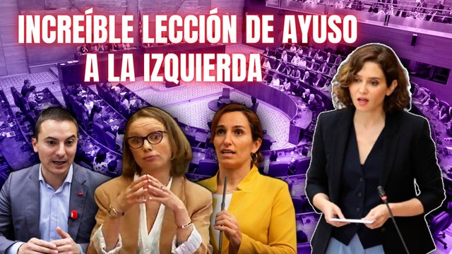¡DEMOLEDOR! La lección de Ayuso a la ‘MEMA’ Mónica García, una podemita y al socialista Lobato