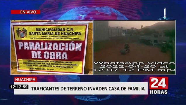 Traficantes de Terrenos invaden predio: familia denuncia presunta falsificación de documentos
