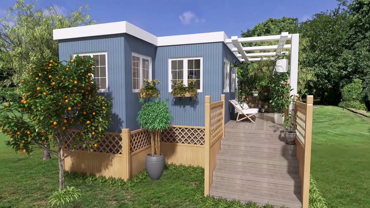 Versatile Sustainable Prefab Container Van Modular Tiny House