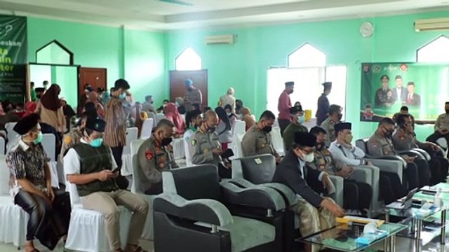 Polda Banten Bersama PWNU dan Kemenag Provinsi Banten Gelar Program 1 Juta Vaksin Booster