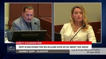 Johnny Depp and Amber Heard react to recording of the couple arguing over Heard abusing Depp