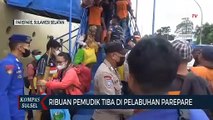Ribuan Pemudik Tiba Di Pelabuhan Parepare