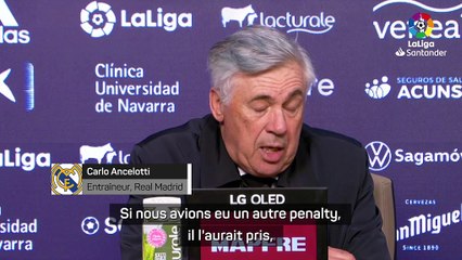 Real Madrid - Ancelotti sur Benzema : "S'il y avait eu un autre pénalty, il l'aurait pris aussi"