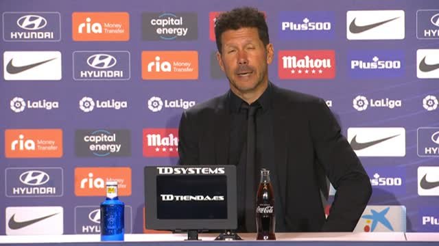 Simeone: Buscamos darle la vuelta pero no encontramos la tecla