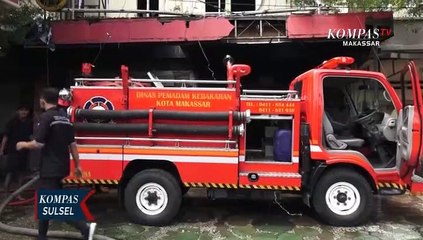 Makassar Bangunan Berlantai 6 Terbakar Di Jalan Nusantara Makassar