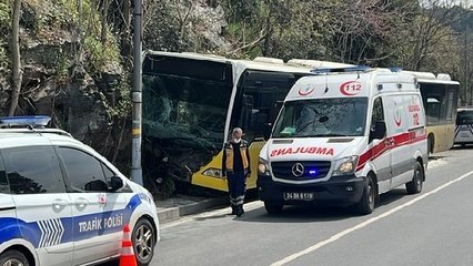 Beykoz'da İETT otobüsü kazası