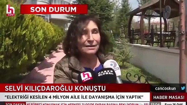 Selvi Kılıçdaroğlu: Biz zaten ödeyemeyecek durumda değildik ama elektriği kesilen 4 milyon aile var