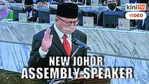 Puad Zarkashi appointed as 15th Johor state assembly speaker