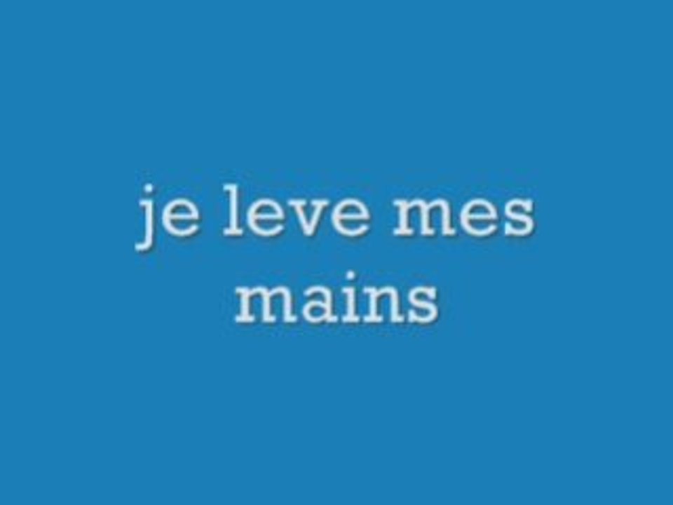 Video Je leve mes mains - cantique, dieu, gitan evangeliste