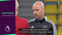 Erik ten Hag 'has big job to do' at United - Enrique