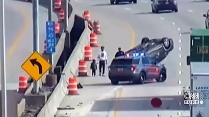 Polisten kaçmak için çocuğunu terk etti