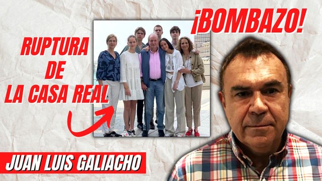 Juan Luis Galiacho: La foto del Rey Emérito en Abu Dabi demuestra la ruptura en la familia real