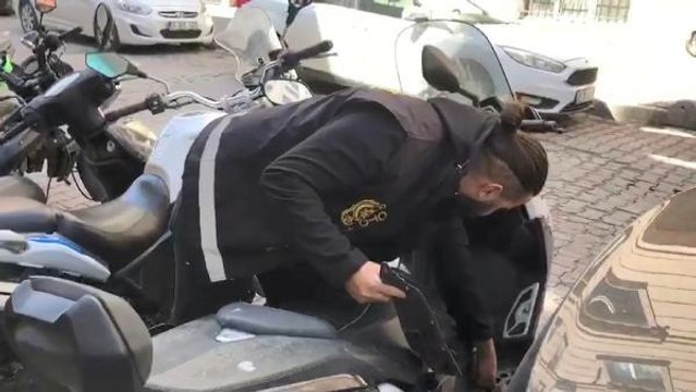 MOTOSİKLET SÜRÜCÜLERİNE CEZA YAĞDI