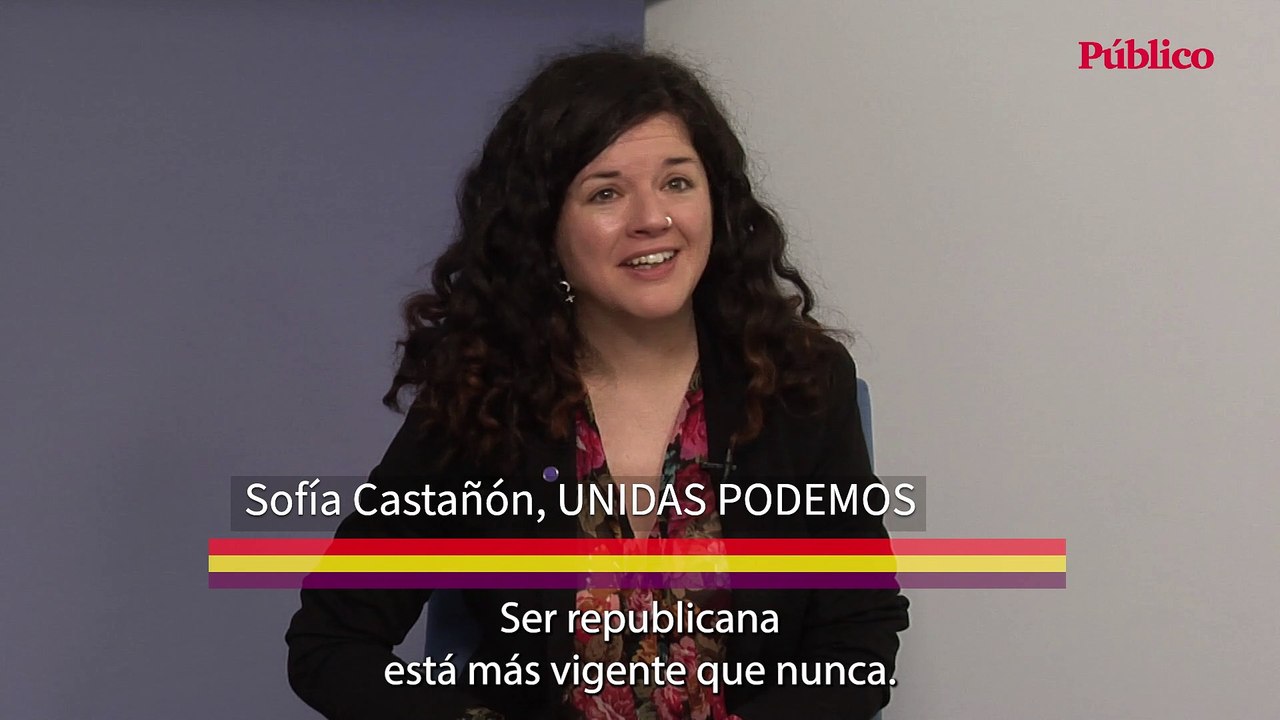 Sofía Castañón (Unidas Podemos): "La monarquía que tenemos no es compatible con el feminismo porque no aboga por la igualdad de las personas"
